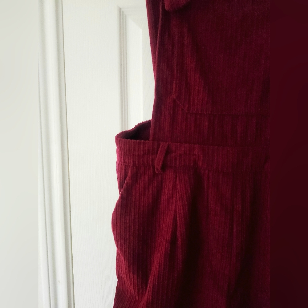 Cider Burgundy Overall Jumpsuit - Picture 6 of 16